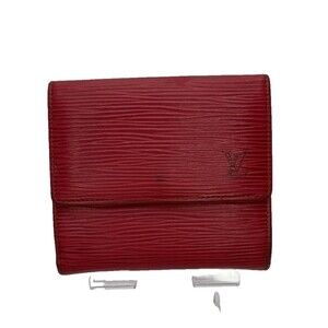Louis Vuitton Epi Porte Feiulle Elise Credit Leather Trifold Wallet